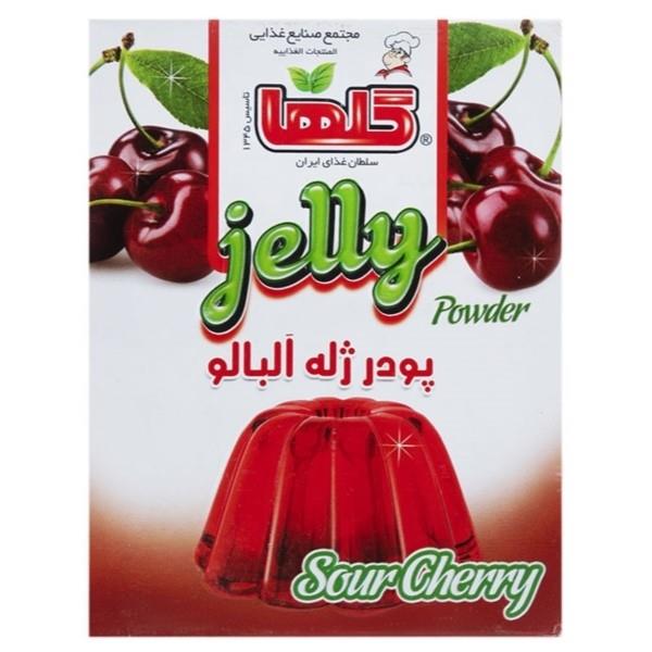 پودر ژله آلبالو 100 گرمی گلها